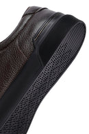 Men's Brown Lace-Up Leather Sneakers | Derimod