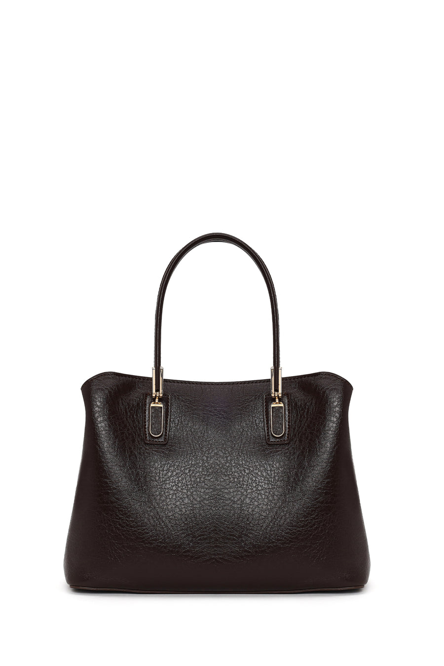 Woman Brown Classic Shoulder Bag with Long Strap
