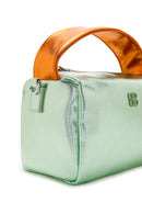 Women's Green Long Strap Metallic Crossbody Bag | Derimod