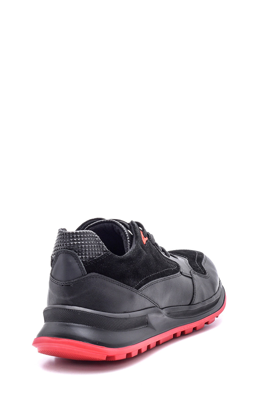 Men's Suede Detailed Leather Sneaker