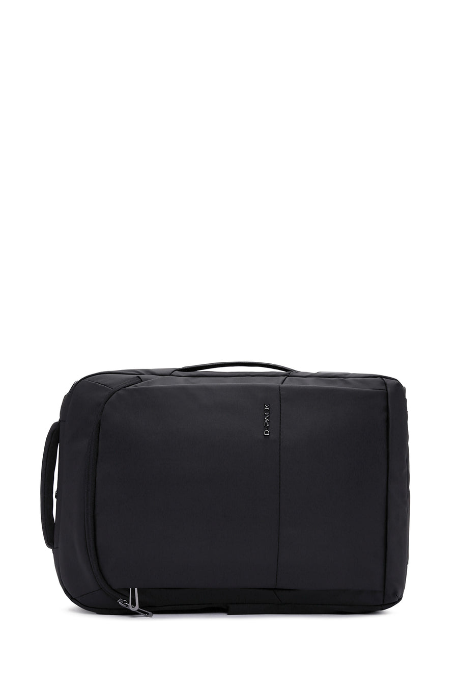 D-Pack Unisex Black Technological Fabric Backpack