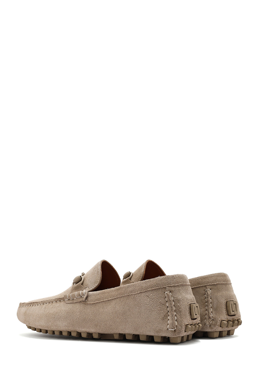 Men's Mink Suede Leather Loafer with Buckle