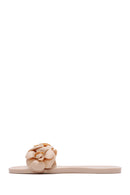 Women's Beige Jelly Slippers | Derimod