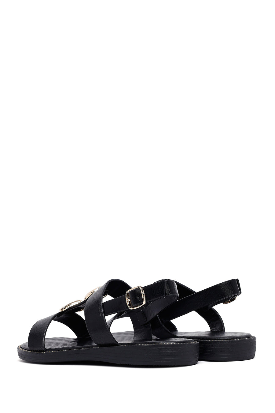 Woman Black Accessory Detailed Sandals