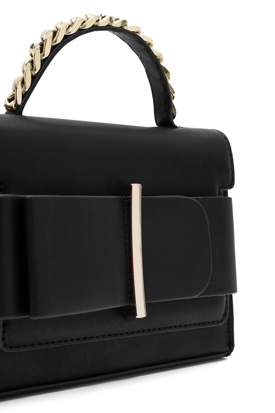 Women's Black Long Strap Shoulder Bag
