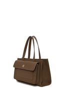 Woman Mink Classic Shoulder Bag with Long Strap | Derimod