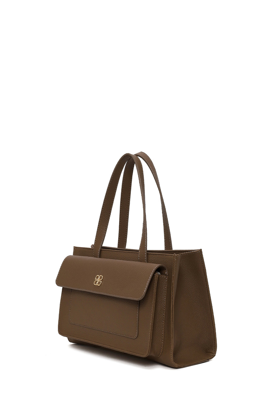 Woman Mink Classic Shoulder Bag with Long Strap
