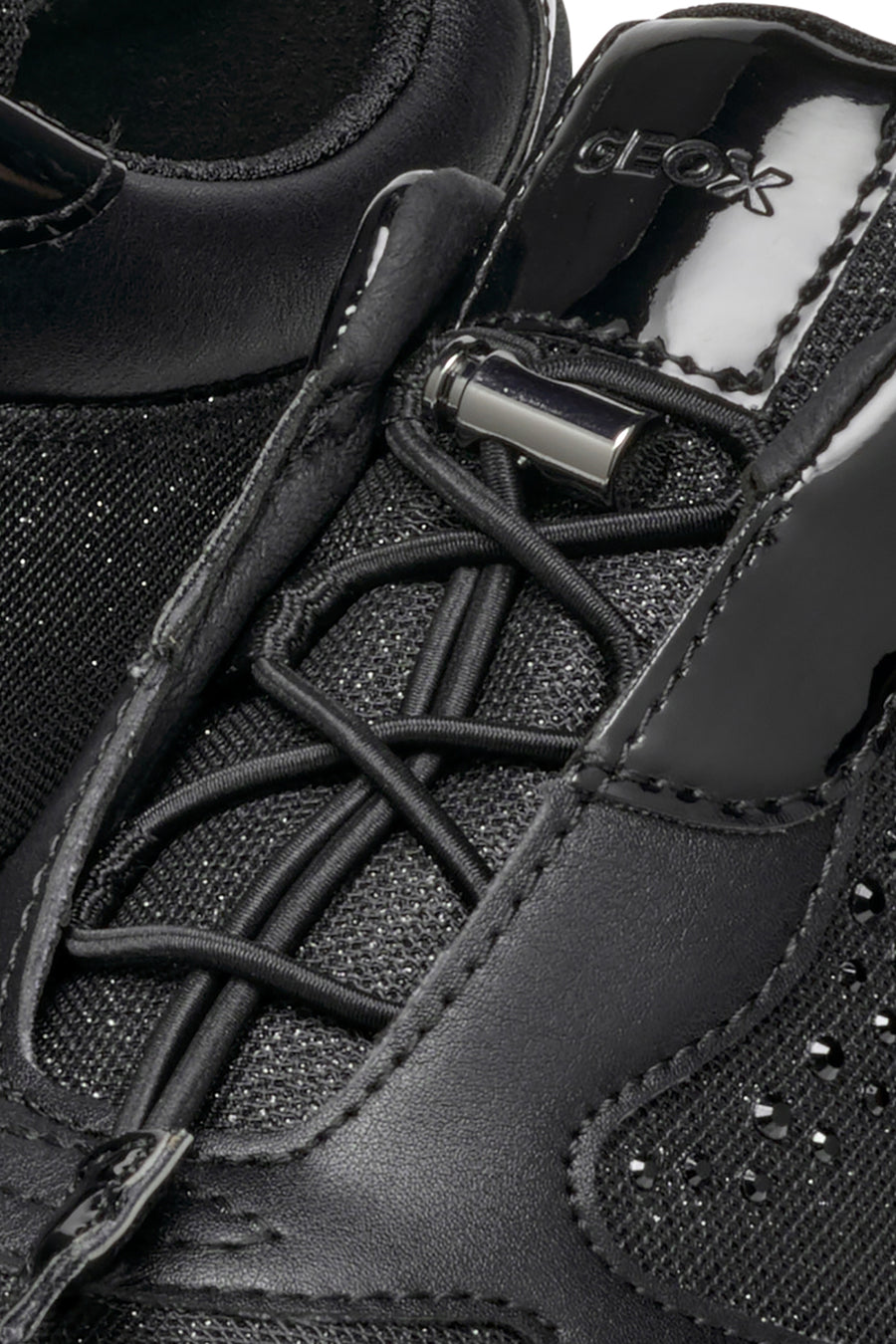 Geox Kadın Siyah Alleniee B Taş Detaylı Sneaker