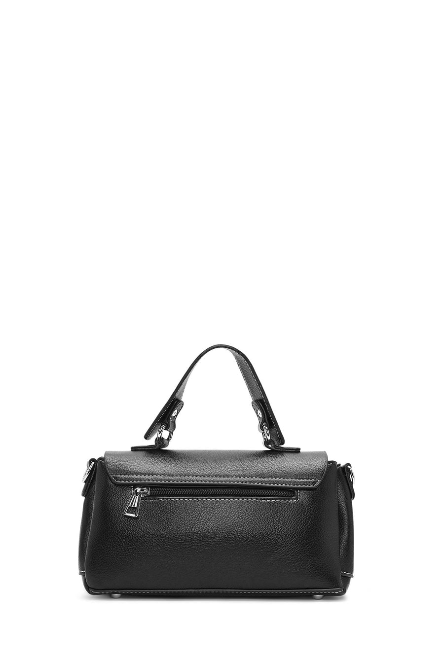 Women's Black Long Strap Casual Shoulder Bag