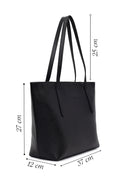 Woman Black Leather Shoulder Bag | Derimod