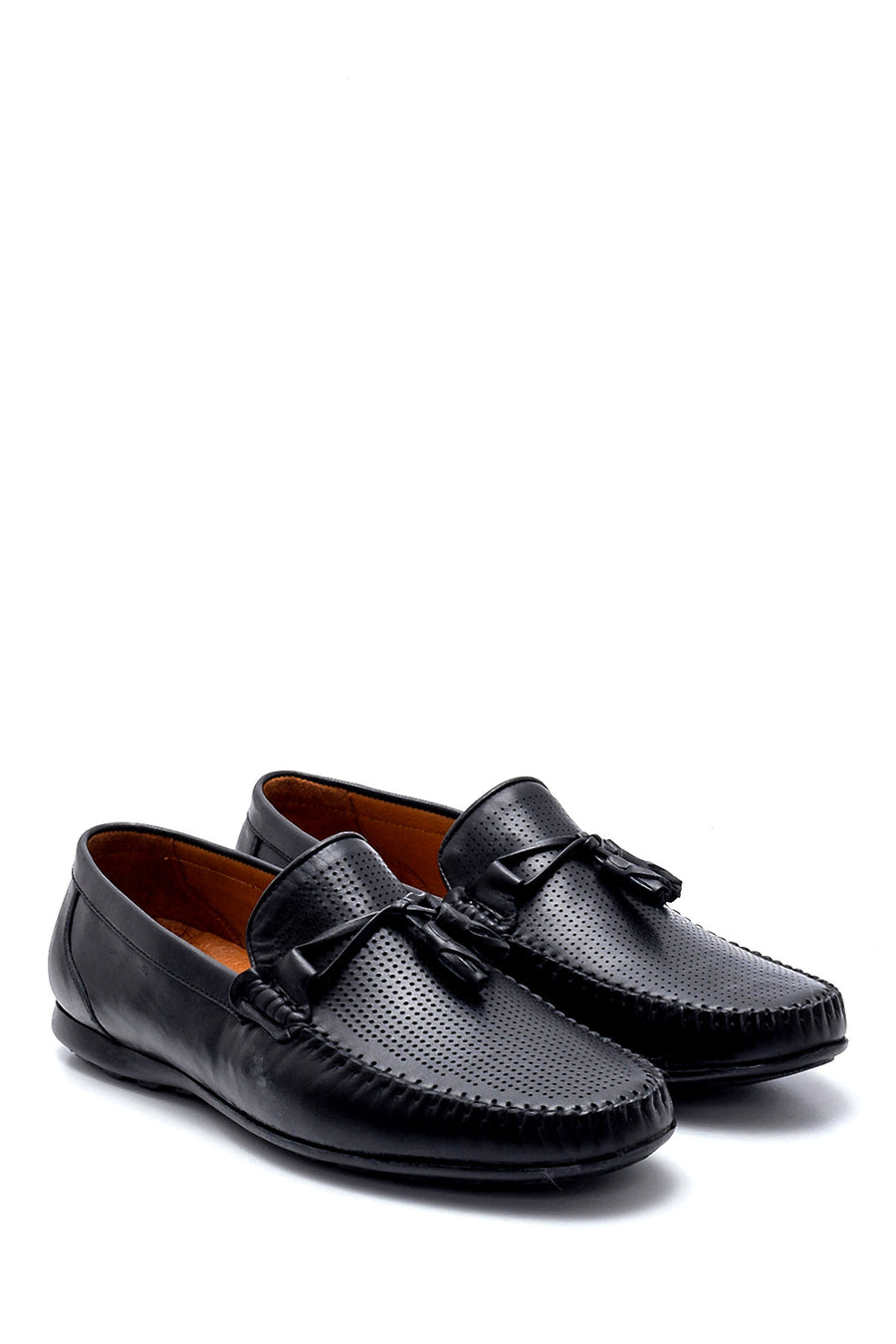 Erkek Deri Püskül Detaylı Loafer