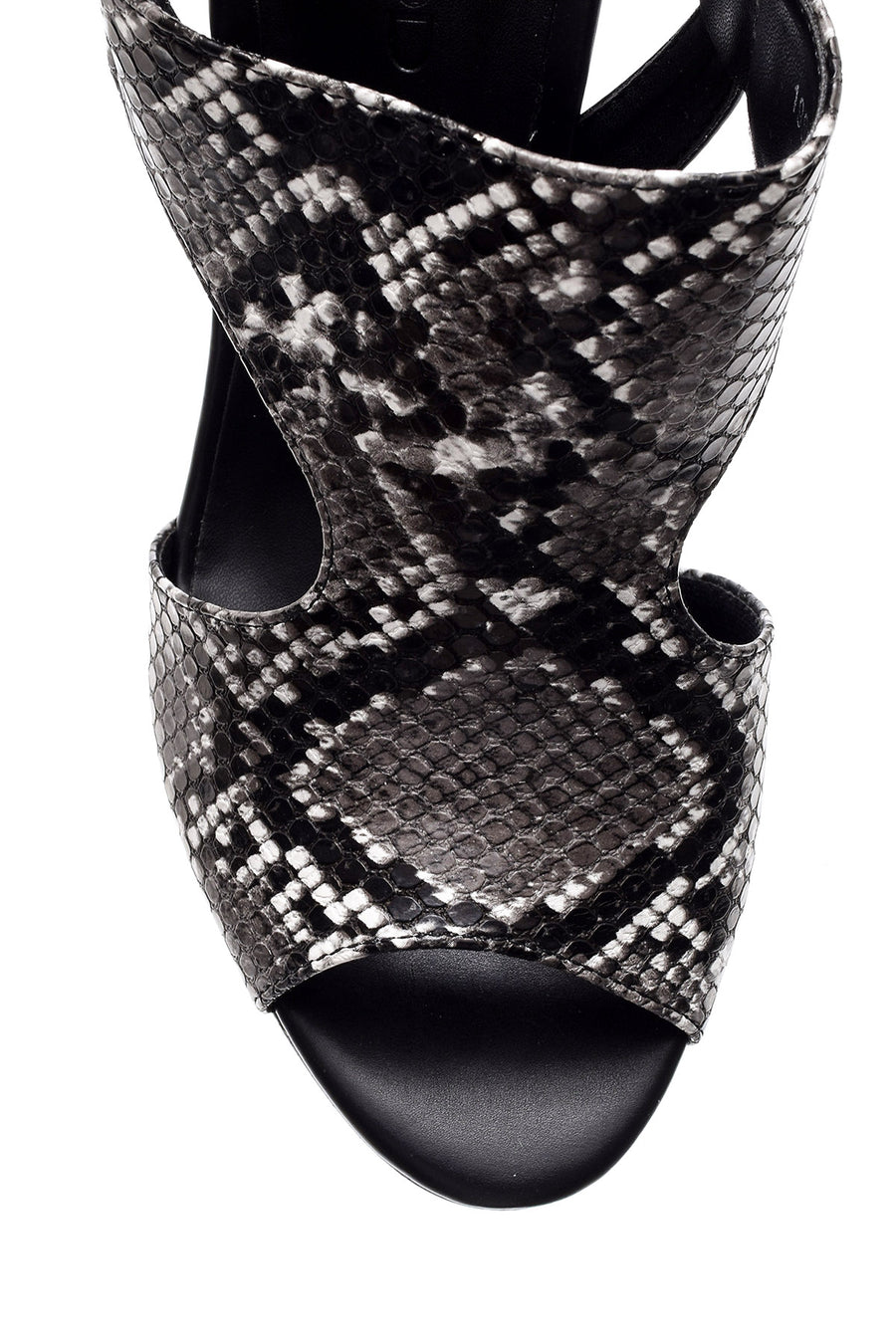 Women's Snakeskin Patterned Heeled Shoes