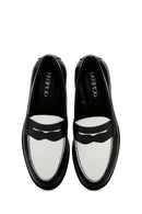 Kadın Siyah Deri Maskülen Loafer | Derimod