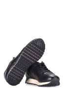 Crocodile Patterned Men's Leather Sneaker | Derimod