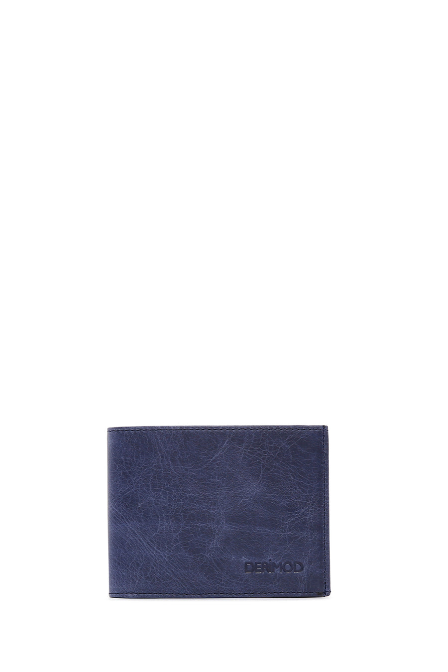 Men's Navy Blue Leather Wallet 000A2D3128CR | Derimod
