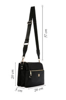 Women's Black Long Strap Crossbody Bag | Derimod