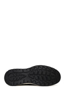 Male Black Lace-up Fabric Casual Sneaker | Derimod
