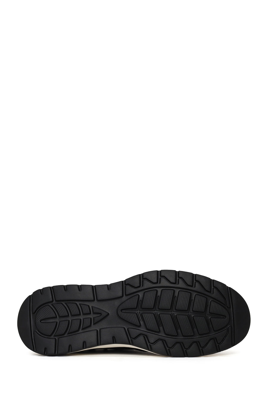 Male Black Lace-up Fabric Casual Sneaker
