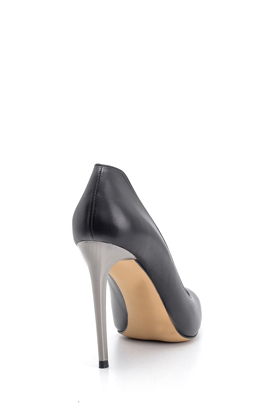 Kadın Topuk Detaylı Deri Stiletto