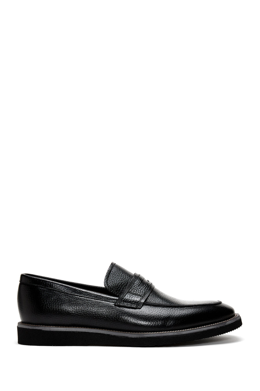 Erkek Siyah Deri Casual Loafer 22SFD6054FT | Derimod