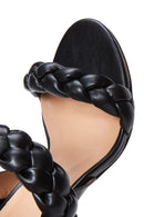 Women's Black Thick Heeled Sandals | Derimod