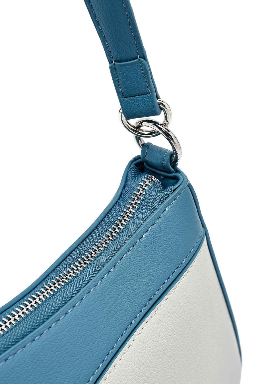 Woman Beige Long Strap Shoulder Bag