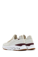 Derimod Zero Women's Cream Laced Fabric Sneakers | Derimod