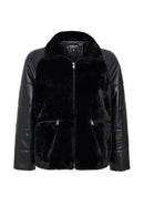 Dakota Women's Black Teddy Coat | Derimod