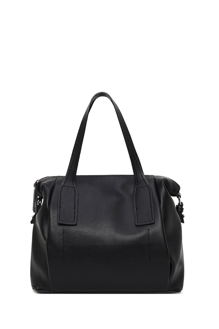 Woman Black Long-Strap Accessory Shoulder Bag