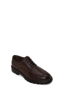 Male Brown Lace-up Leather Casual Shoes | Derimod