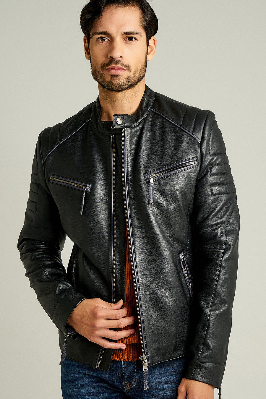 New Bosh Men's Leather Jacket