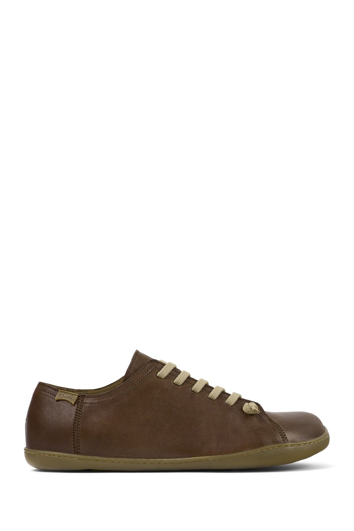 Camper Men's Brown Peu Laced Leather Casual Sneaker 17665 | Derimod