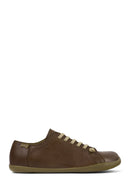 Camper Men's Brown Peu Laced Leather Casual Sneaker | Derimod