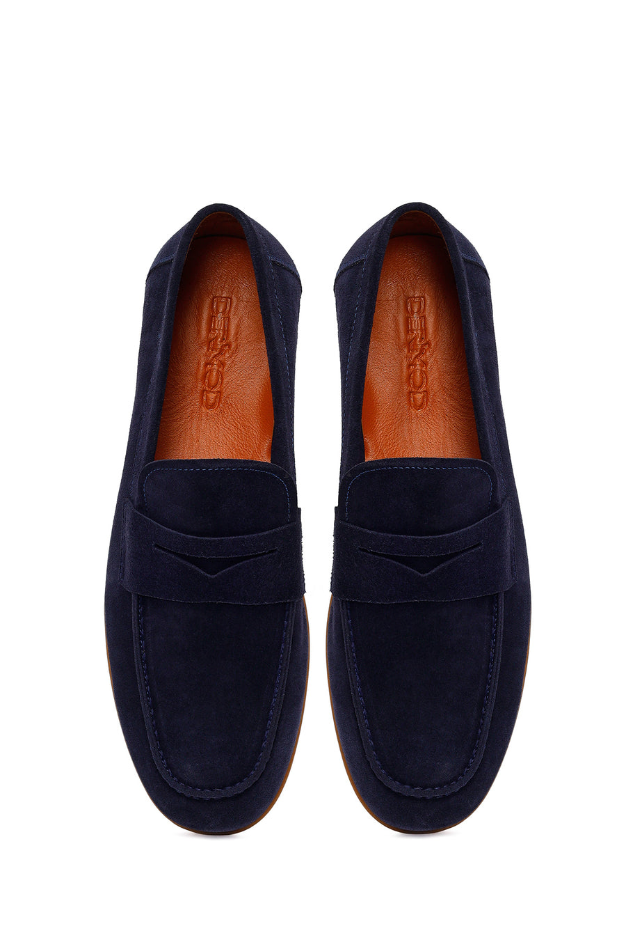 Male Navy Suede Loafer