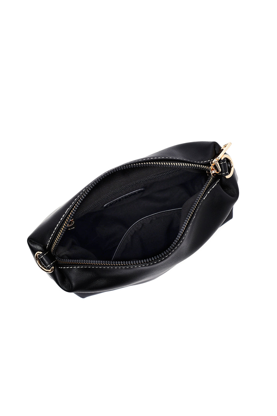 Woman Black Long Strap Shoulder Bag