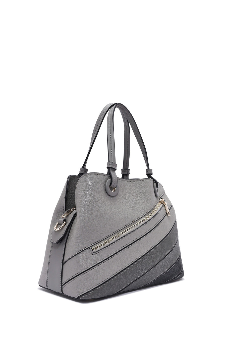 Women's Gray Long Strap Shoulder Bag