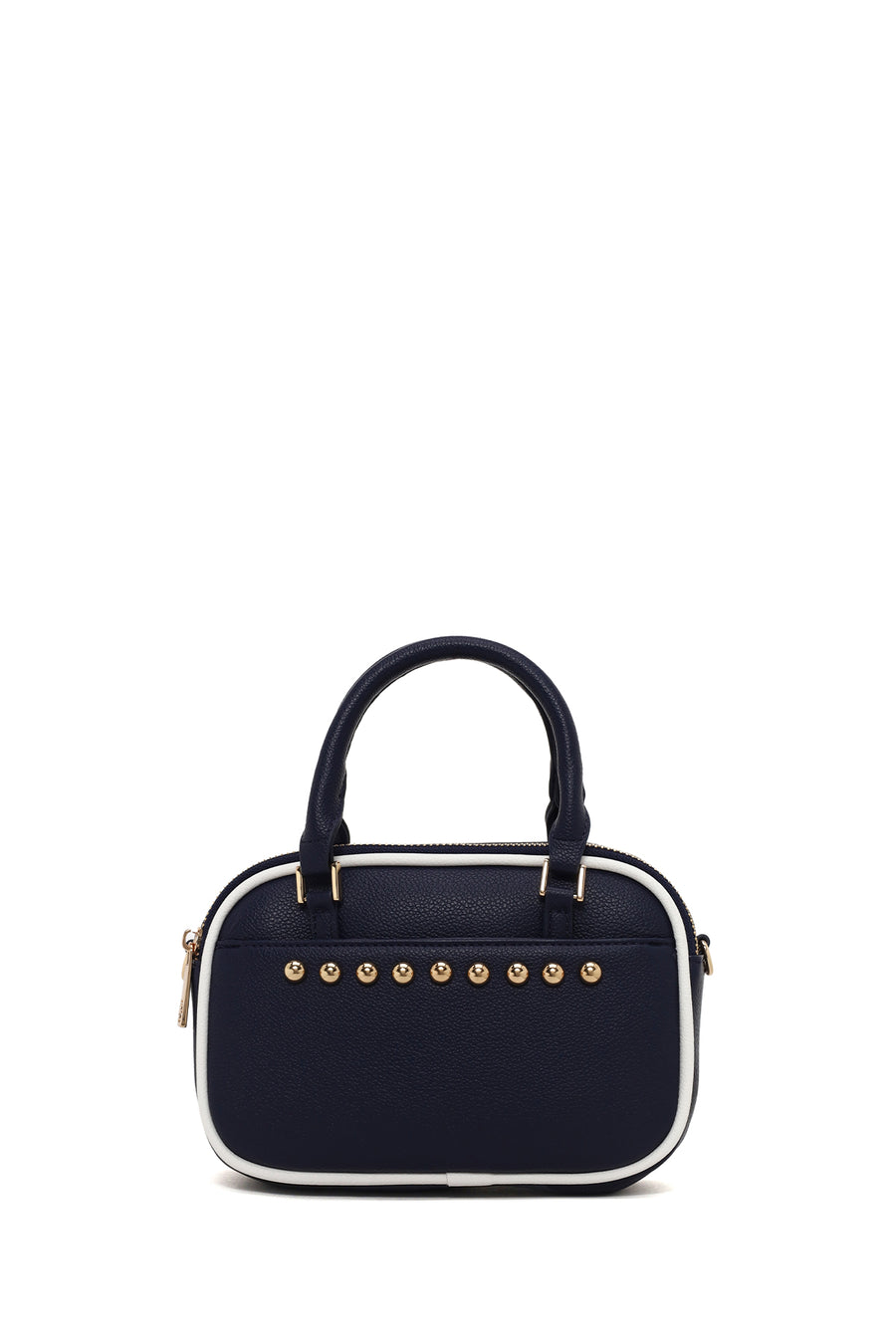 Woman Navy Long-Strap Shoulder Bag