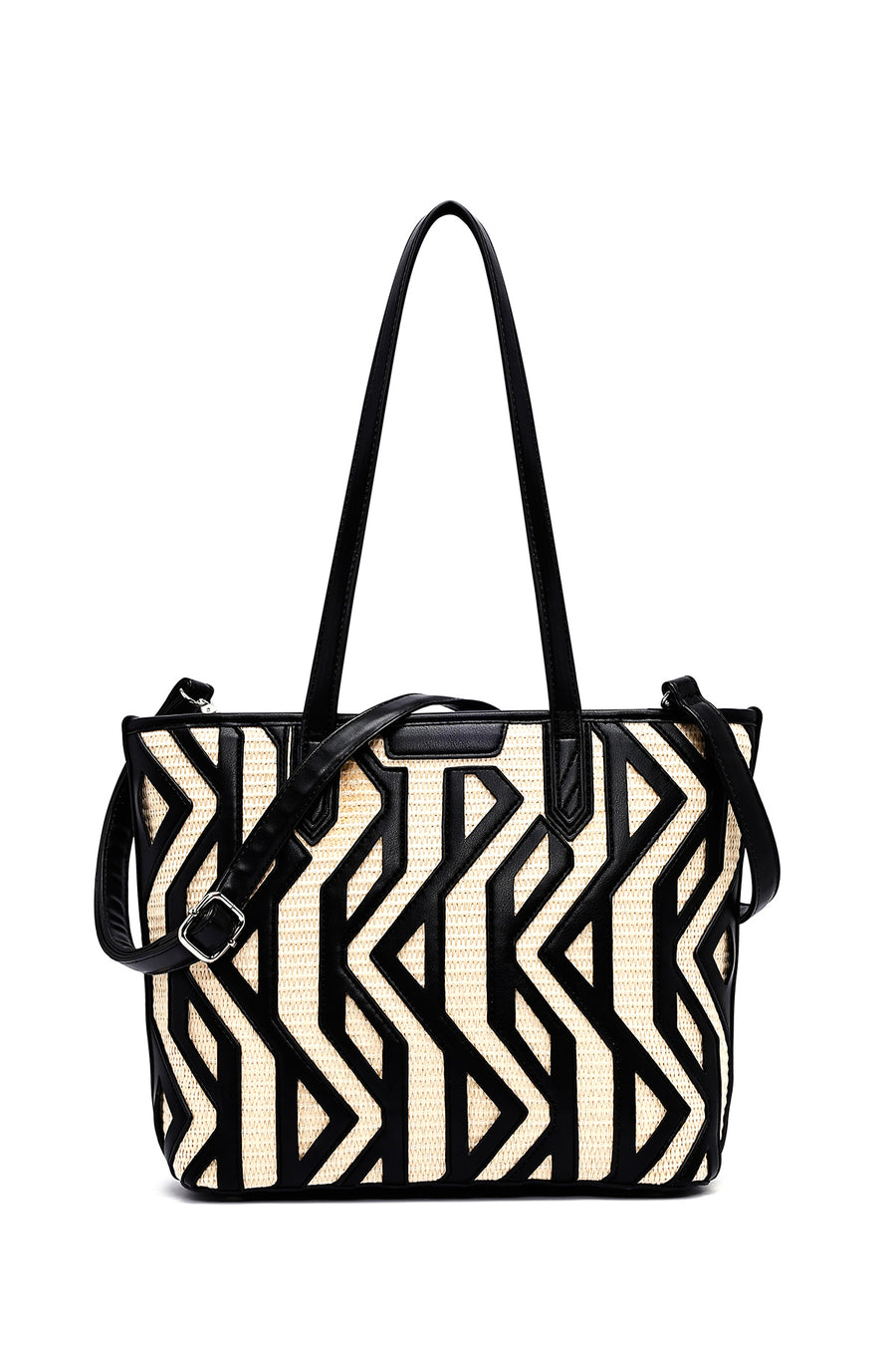 Women's Black Long Strap Shoulder Bag