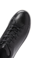 Men's Black Leather Sneaker | Derimod