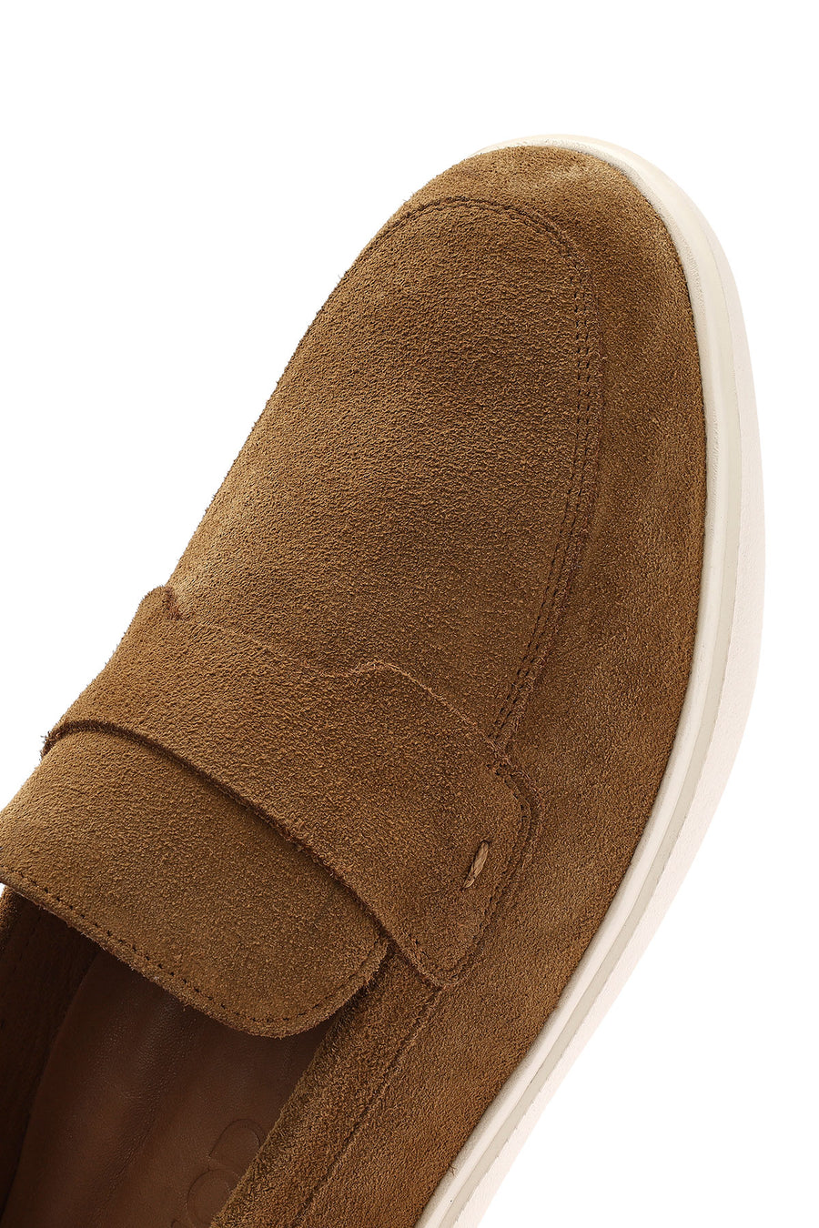 Erkek Taba Süet Deri Casual Loafer