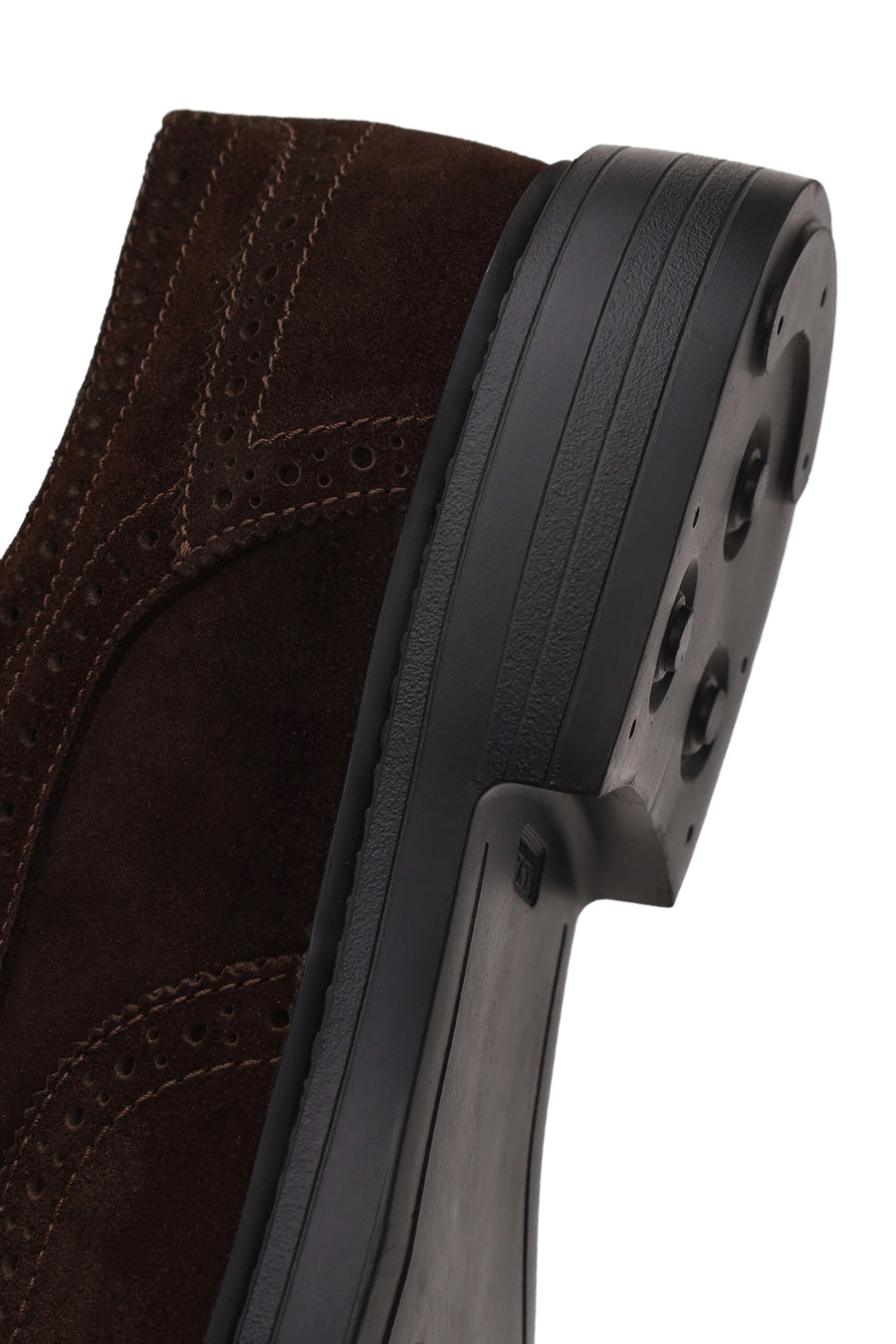 Male Brown Lace-up Suede Casual Shoes