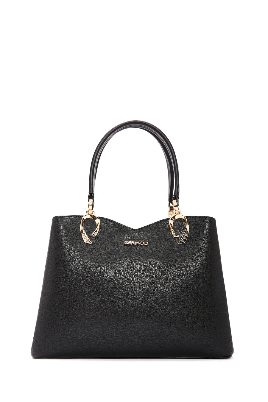 Woman Black Long-Strap Shoulder Bag