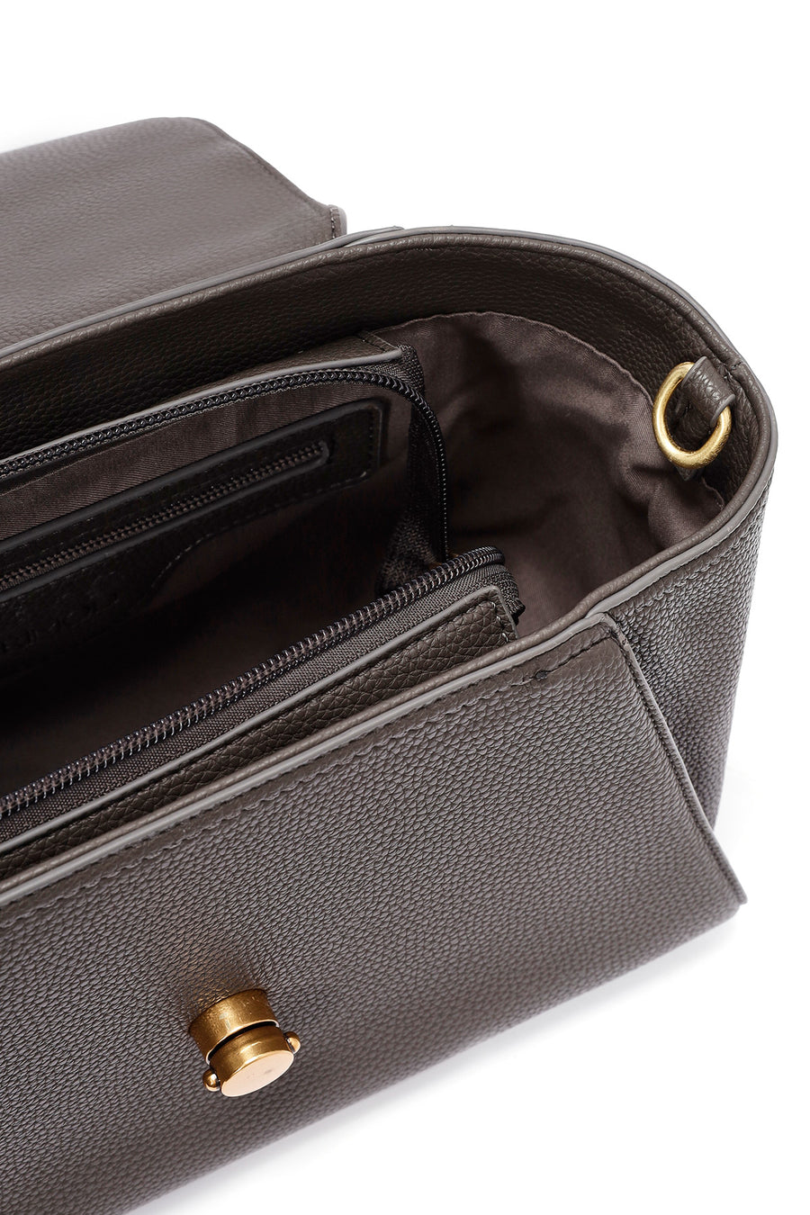 Women's Gray Long Strap Mini Handbag