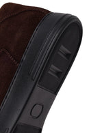 Male Brown Lace-Up Suede Leather Sneaker | Derimod