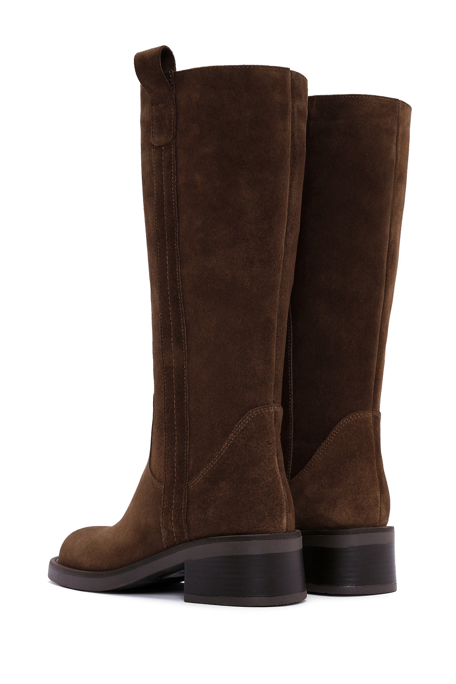 Women's Brown Suede Leather Boots