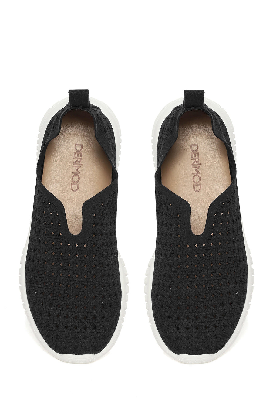 Woman Navy Patterned Suede Comfort Shoes
