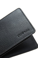 Men's Black Leather Wallet | Derimod