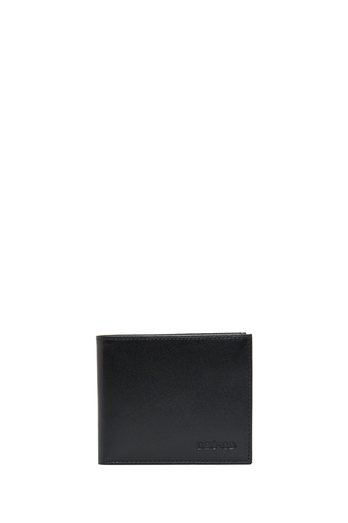 Men's Black Leather Wallet 000A2D307118 | Derimod