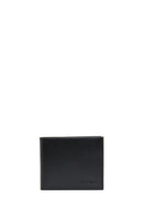 Men's Black Leather Wallet | Derimod