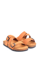 Women's Casual Leather Slippers | Derimod